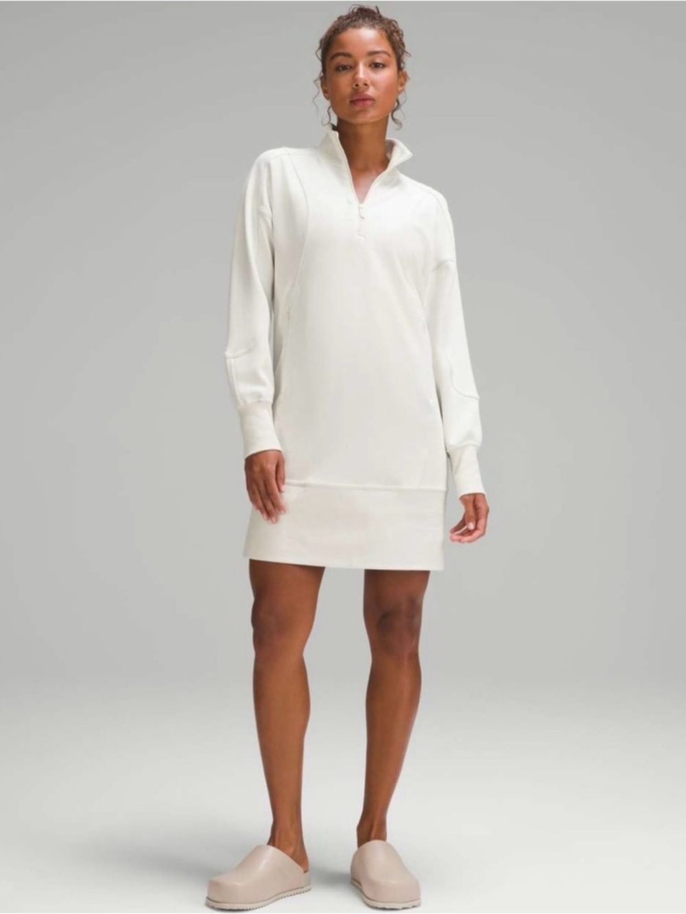 Lululemon Softstreme Long-Sleeve Half-Zip Dress